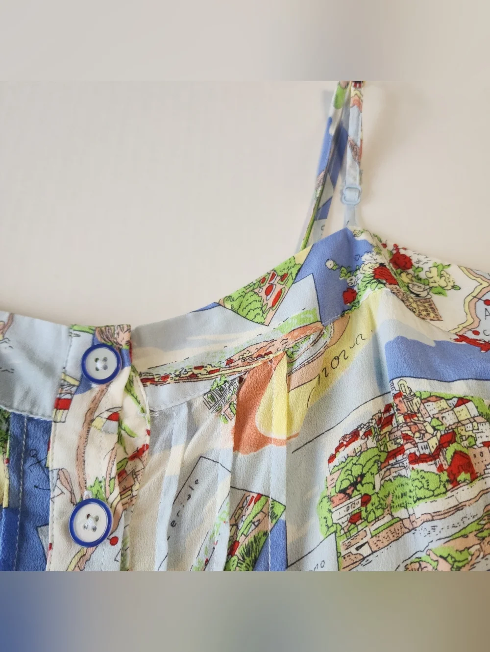 Anthropologie Maeve Cami Souvenir Camisole Tank Top Silk Size 6 - Picture 5 of 11